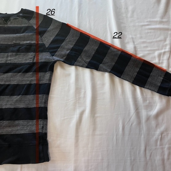 Element Striped Raglan Long Sleeve Shirt Size Medium - Picture 9 of 10